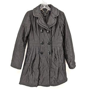 Marc by Marc Jacobs Black Double Breasted PeaCoat